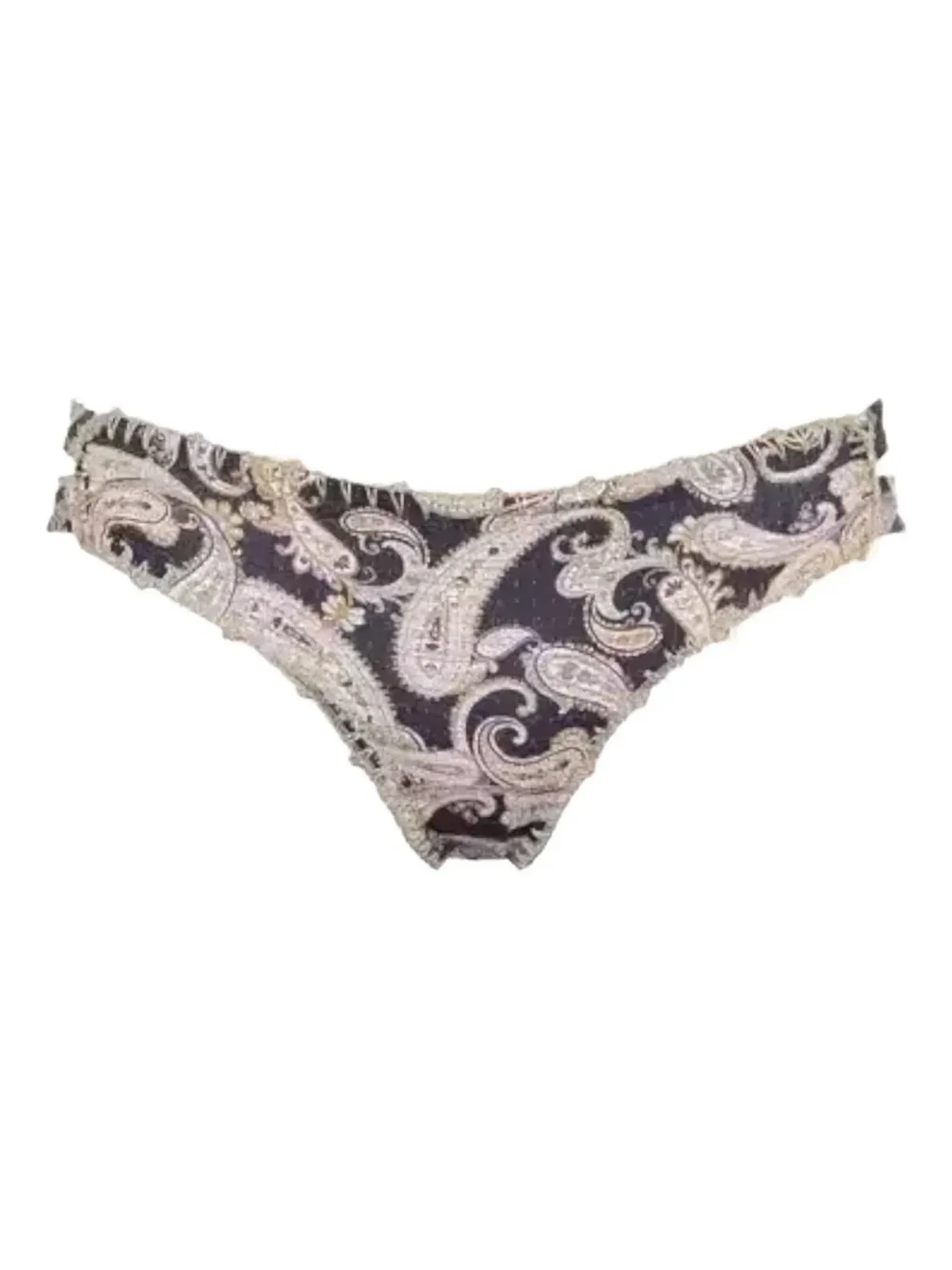 Del Maar Kuali paisley-detail bikini bottoms - Blue - 画像2