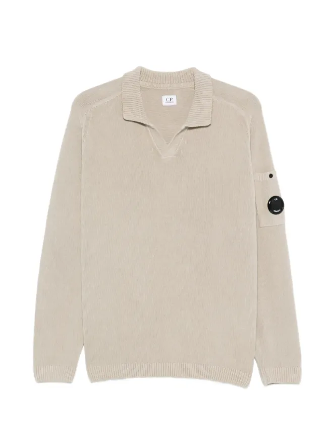 C.P. Company C.P. Company ロゴパッチ Vネック セーターの商品画像