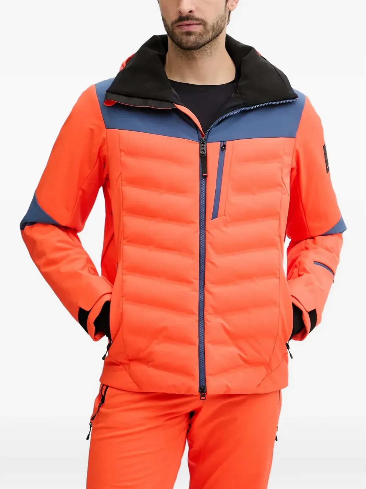 BOGNER FIRE+ICE キルティング フード付きスキージャケット - 画像1