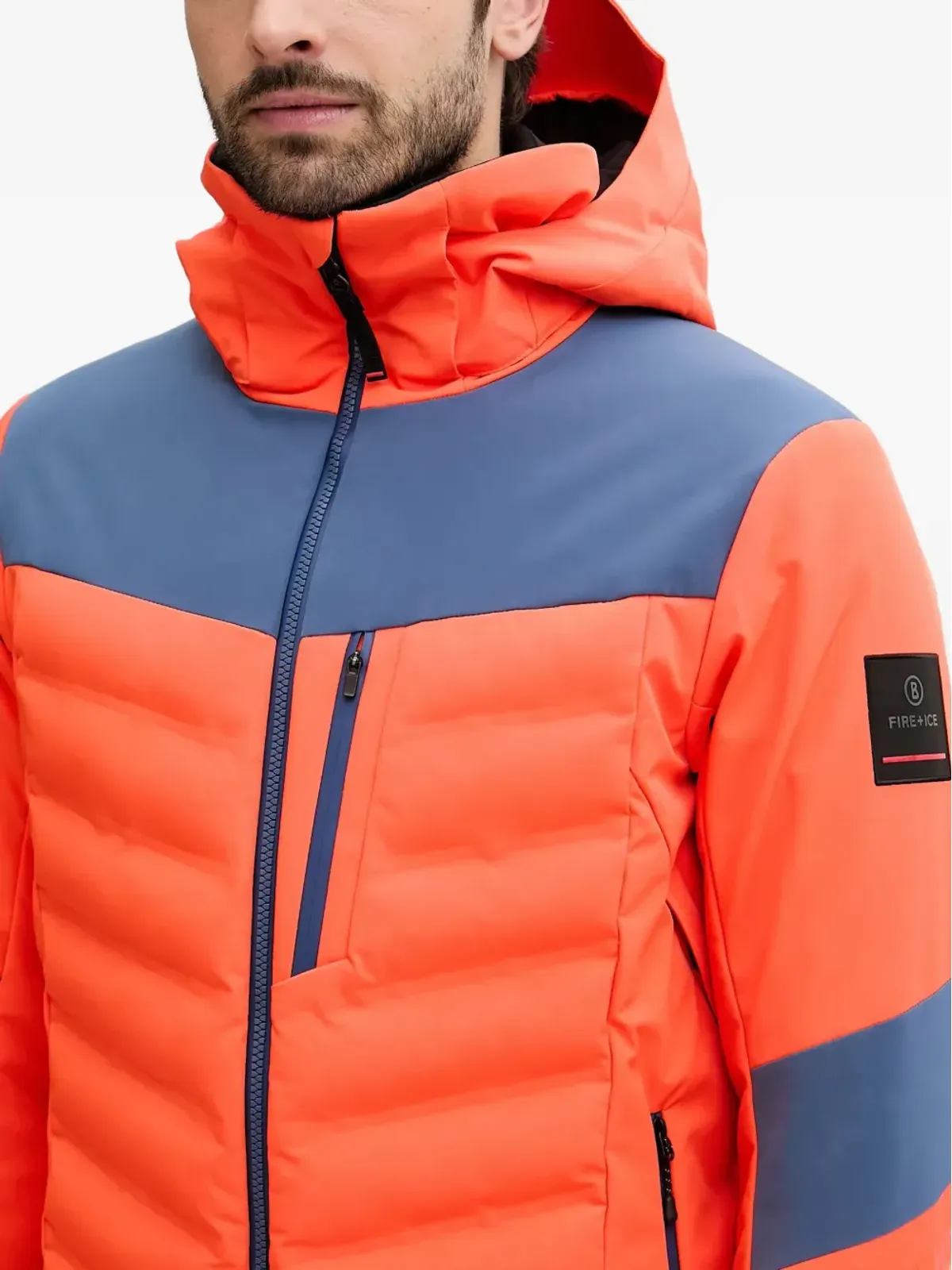 BOGNER FIRE+ICE キルティング フード付きスキージャケット - 画像4