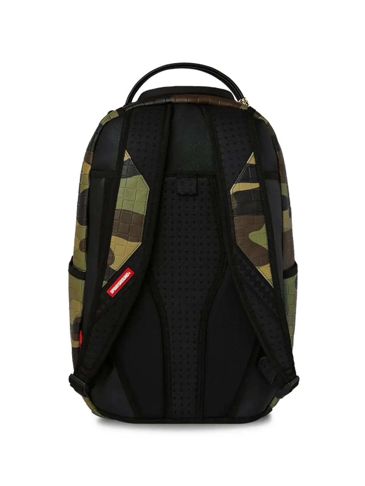 sprayground kid ウッドランドカモチェックバックパック - 画像2