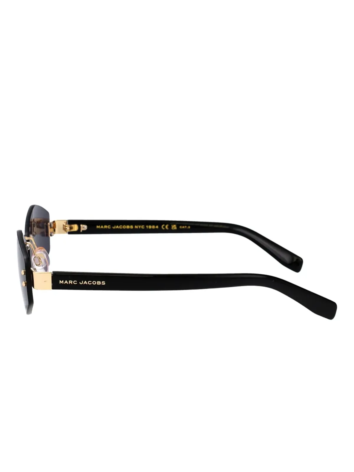 Marc Jacobs Eyewear Air geometric-rimless sunglasses - Gold - 画像3