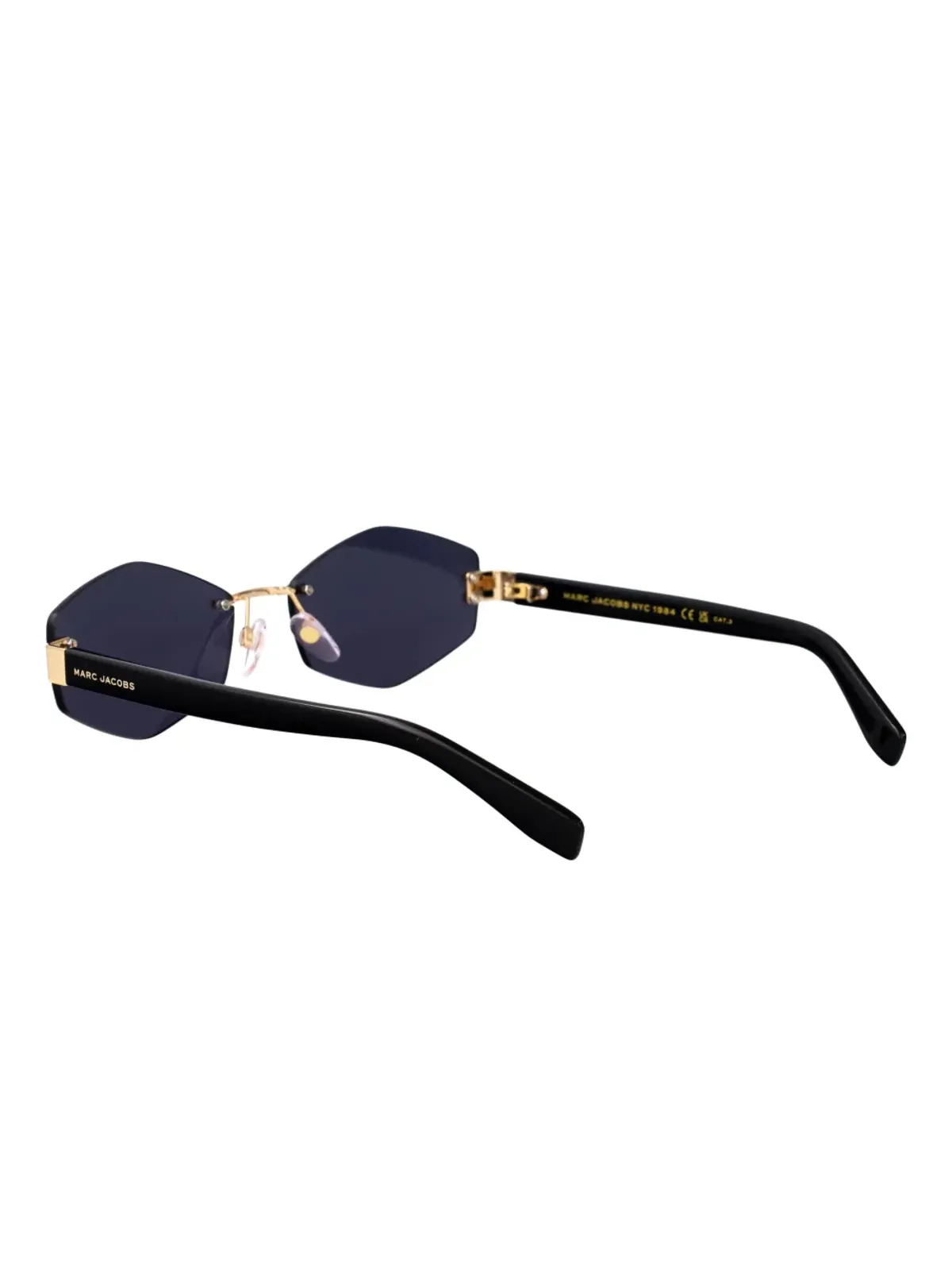 Marc Jacobs Eyewear Air geometric-rimless sunglasses - Gold - 画像4