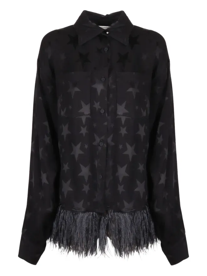 Shirtaporter Shirtaporter 星柄フリンジジャケット（ブラック）の商品画像
