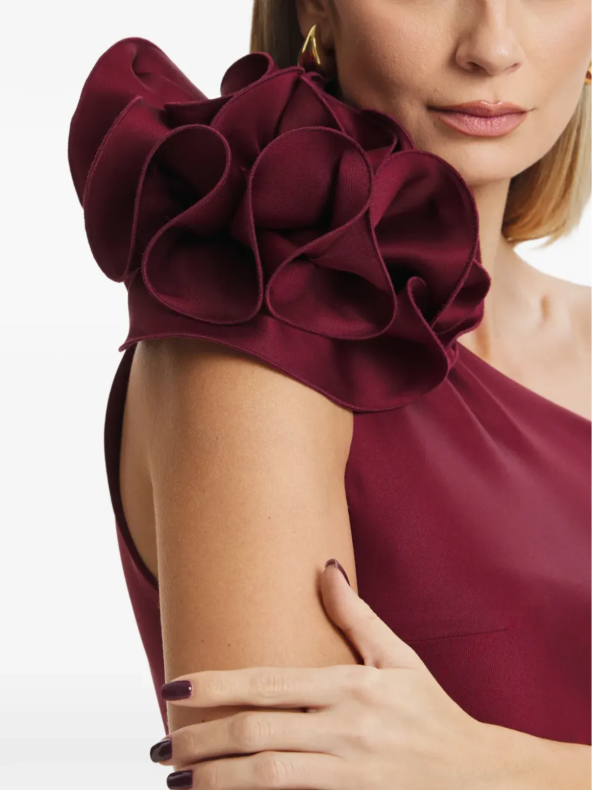 IL VOLO Aster flower-embellishment maxi dress - 画像5