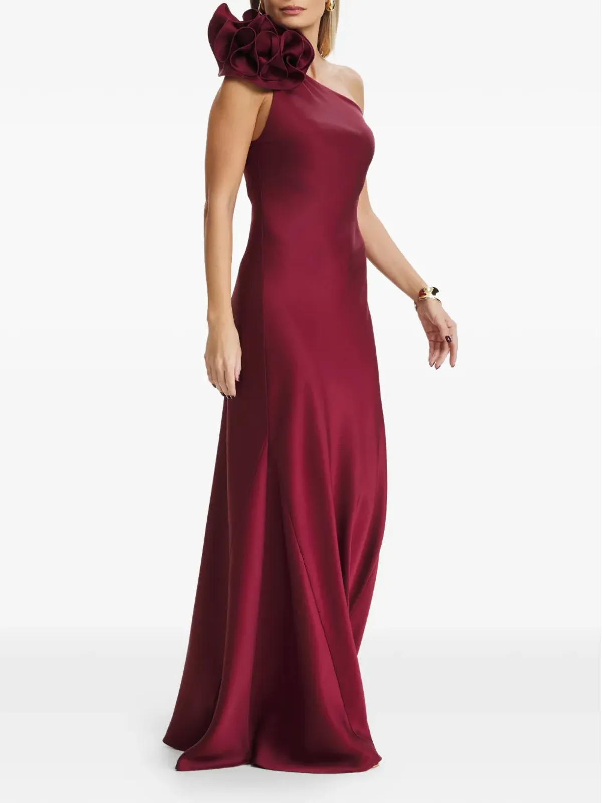 IL VOLO Aster flower-embellishment maxi dress - 画像2