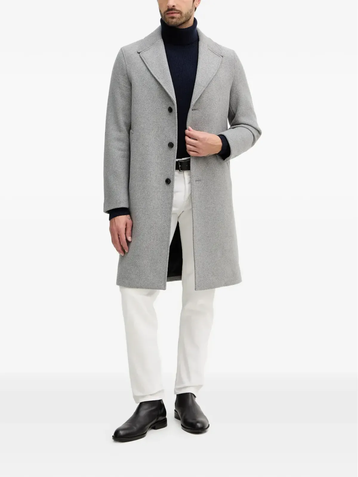 Sisley シングルブレストコート - 画像2