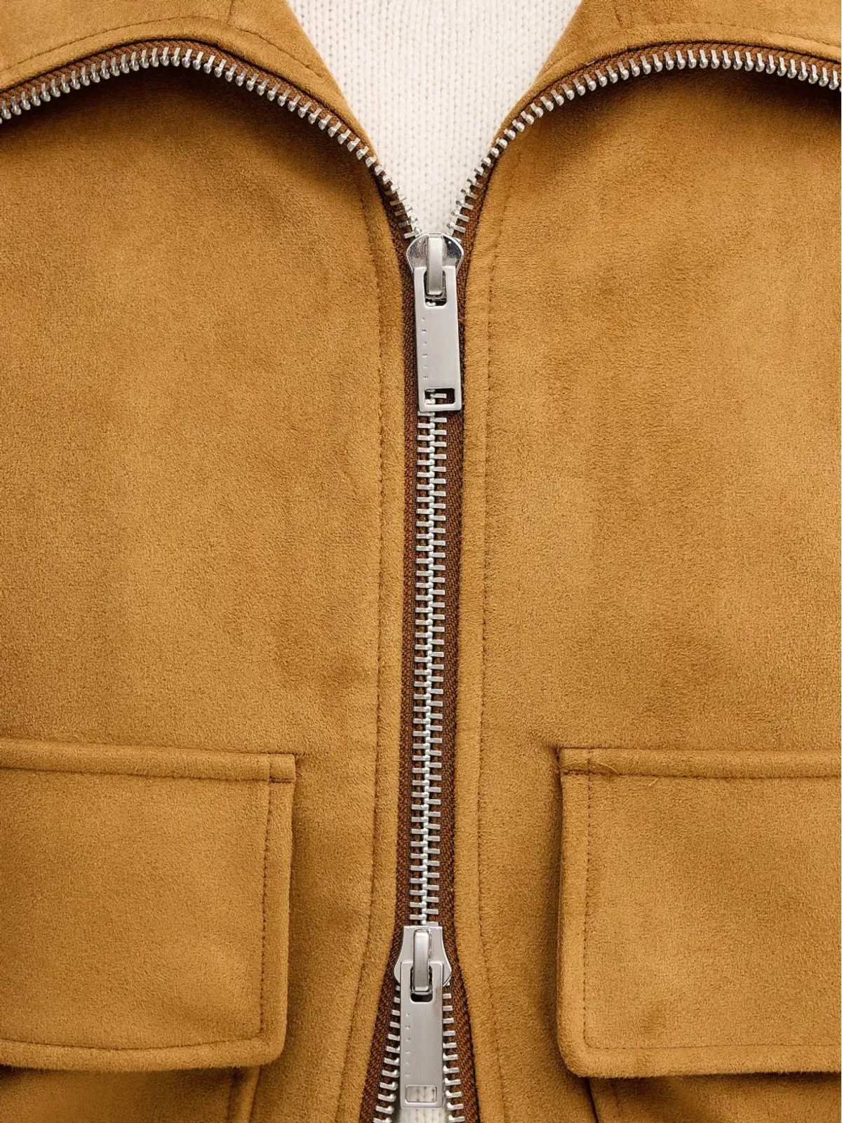 Sisley ジップポケットジャケット - イエロー - 画像5