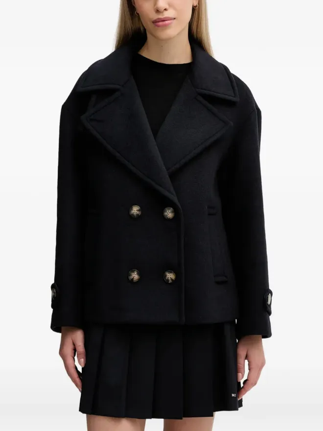 Sisley Sisley ボタン留めの長袖ジャケットの商品画像