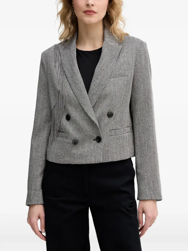 Sisley Sisley ヘリンボーン柄ジャケットの商品画像