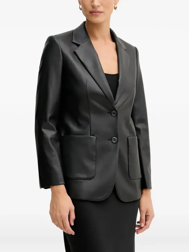 Sisley Sisley フェイクレザー ブレザーの商品画像