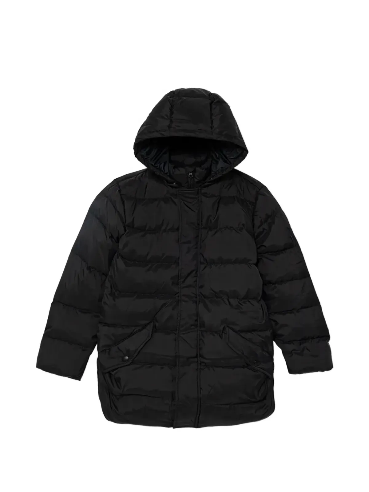 Benetton フード付きパディッドコート - 画像1