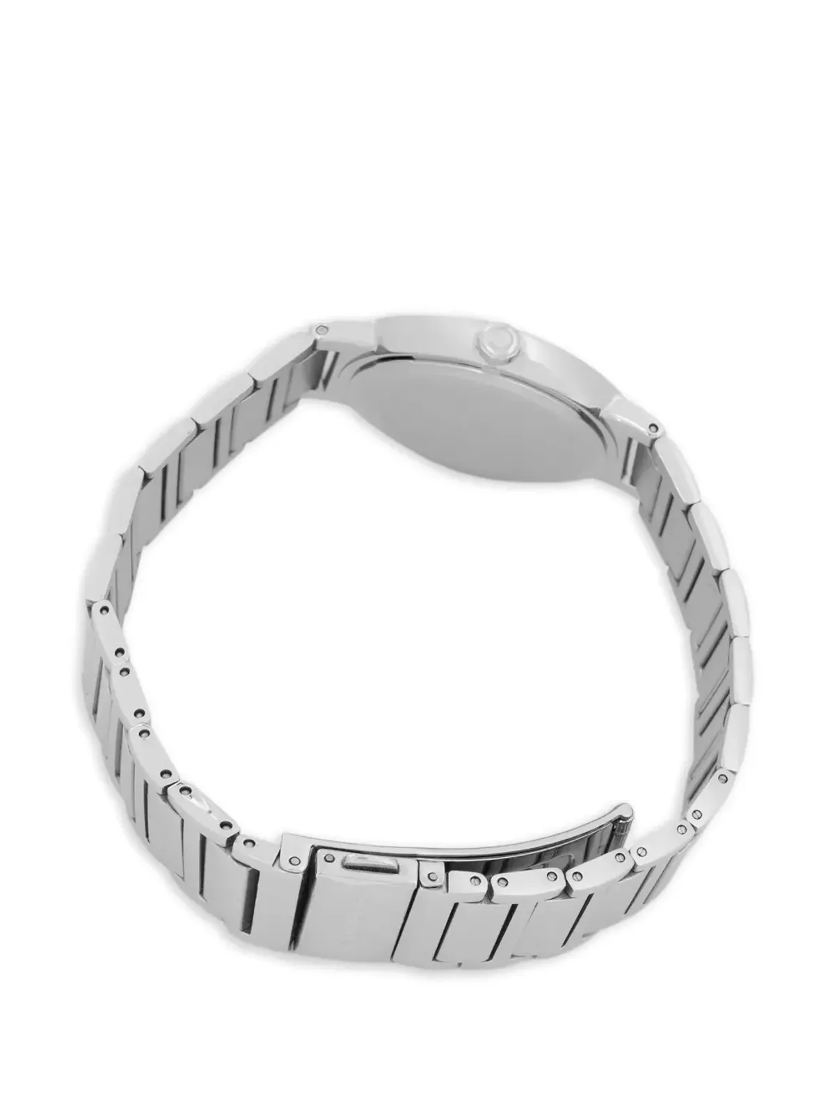 Trussardi シルバートーン丸型ウォッチ - 画像3