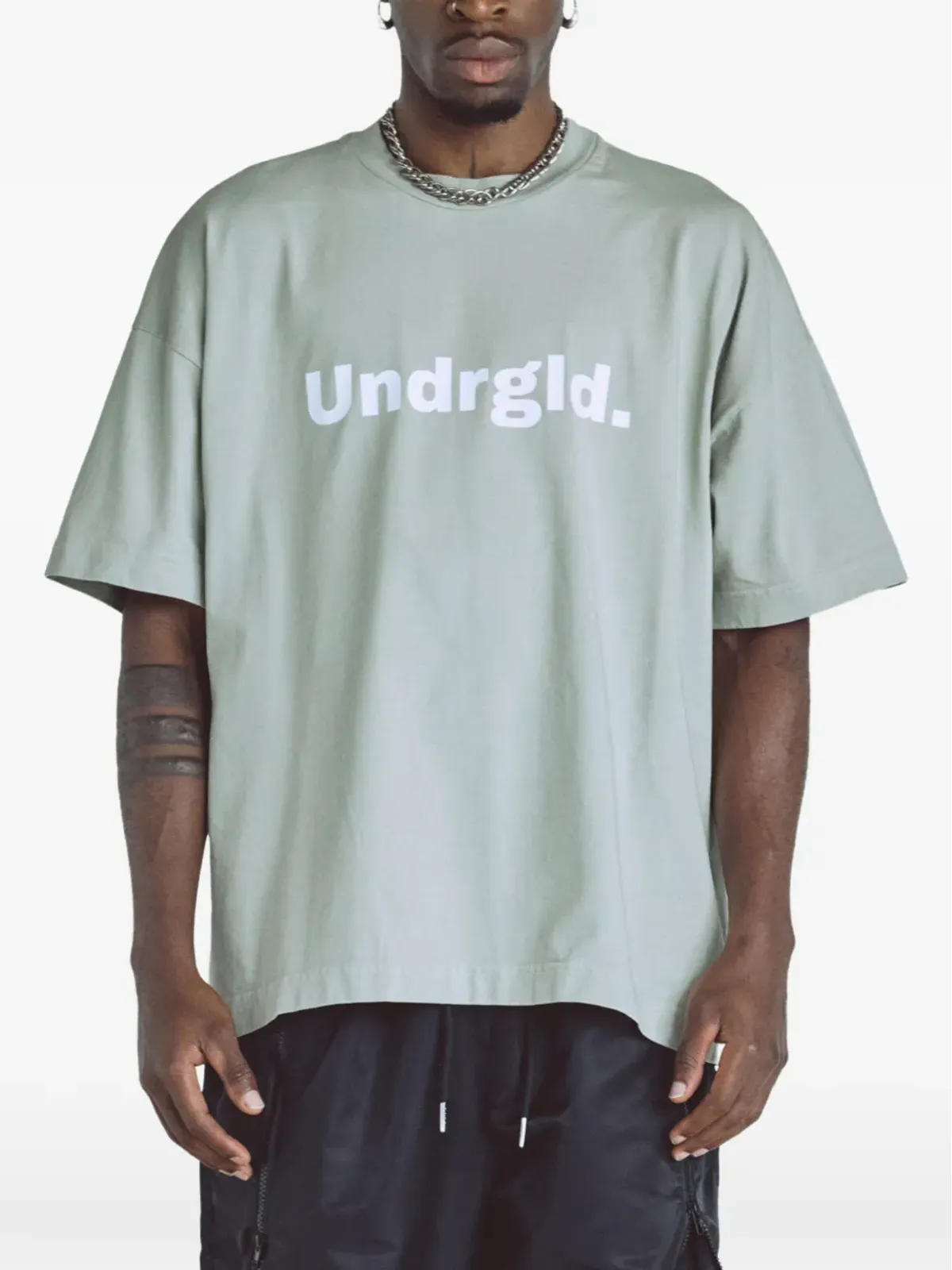 UNDERGOLD グレーのTシャツ - 画像3