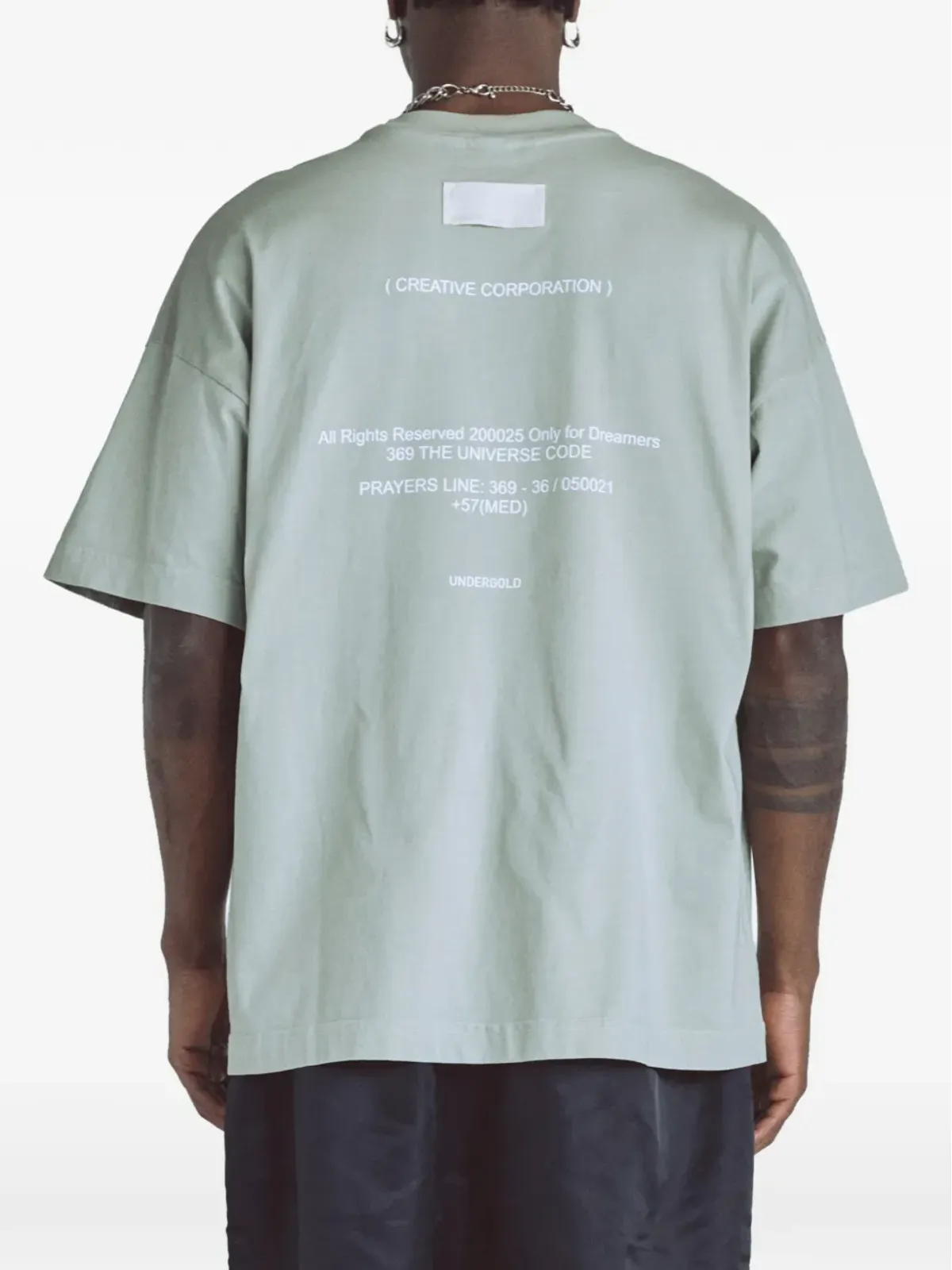 UNDERGOLD グレーのTシャツ - 画像4