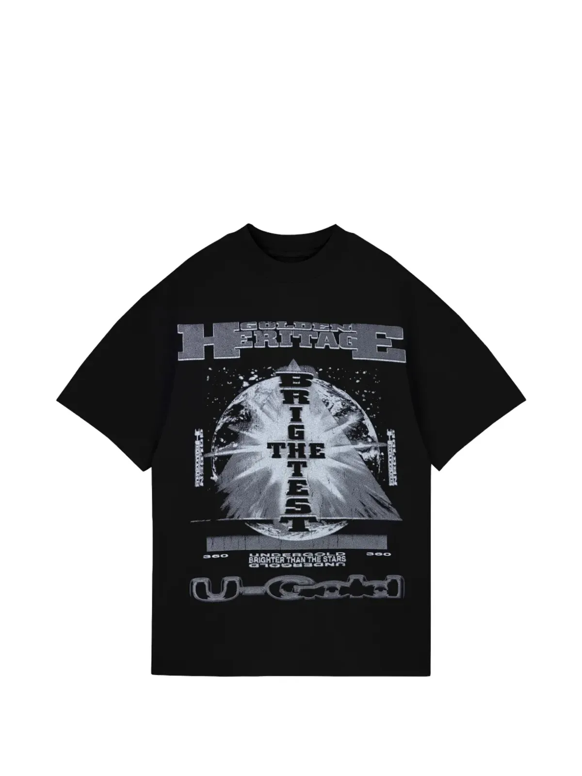 UNDERGOLD ゴールデン ヘリテージ スターリューム Tシャツ - 画像1