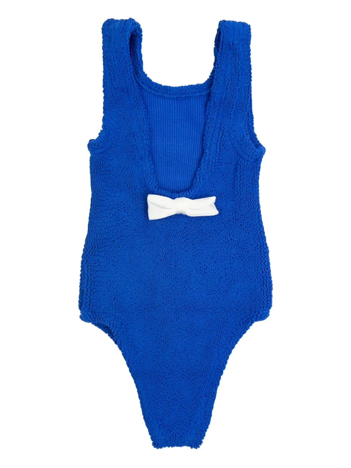 Hunza G Kids アルヴァ クリンクル ボウディテイル 水着 - 画像2