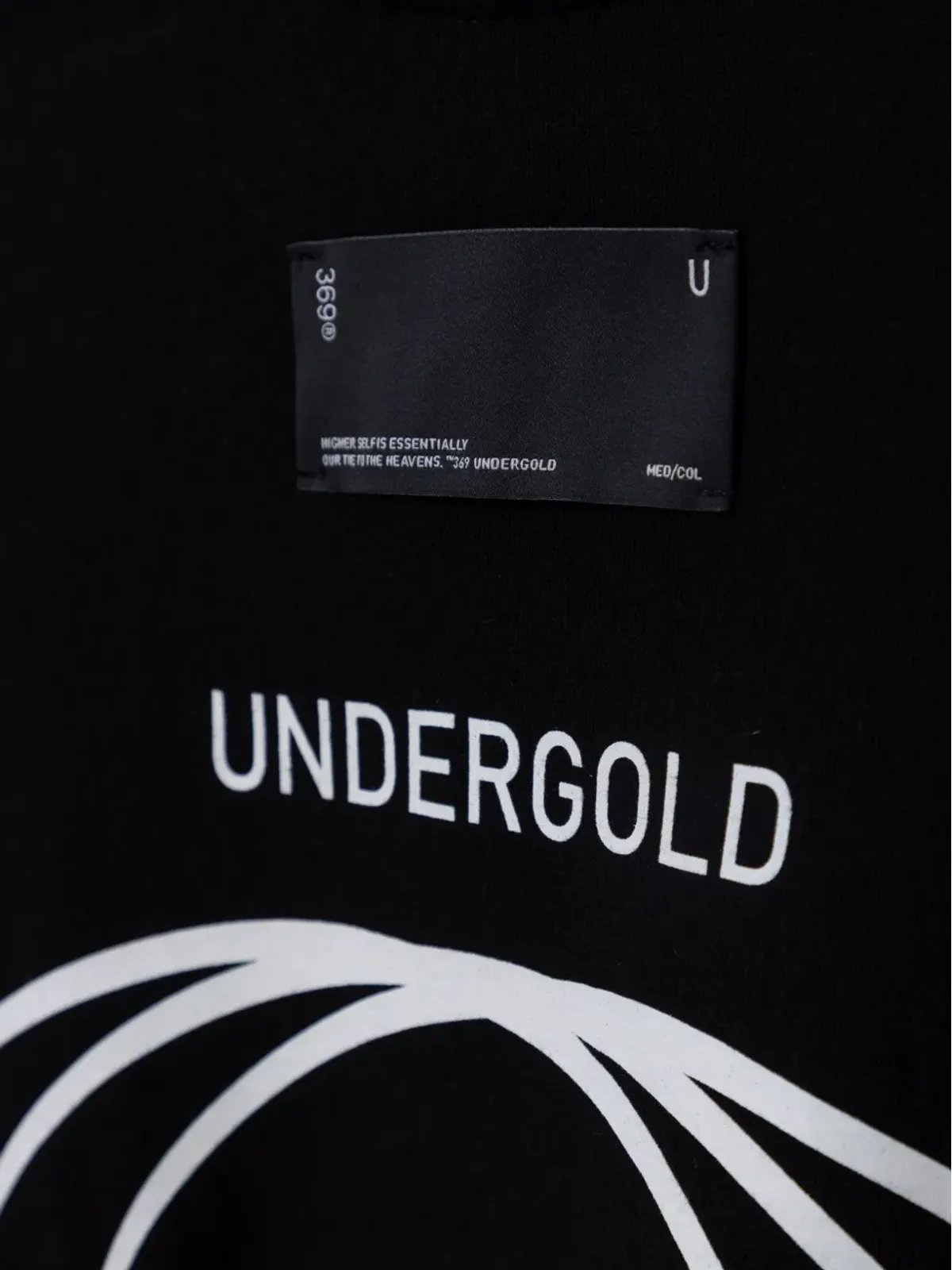 UNDERGOLD ゴールデンヘリテージ ベーシック Tシャツ ブラック - 画像5