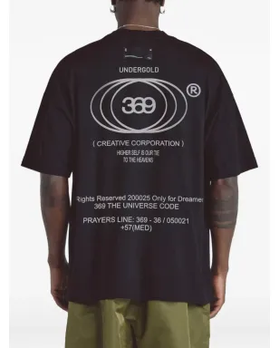 UNDERGOLD ゴールデンヘリテージ ベーシック Tシャツ ブラック - サムネイル3