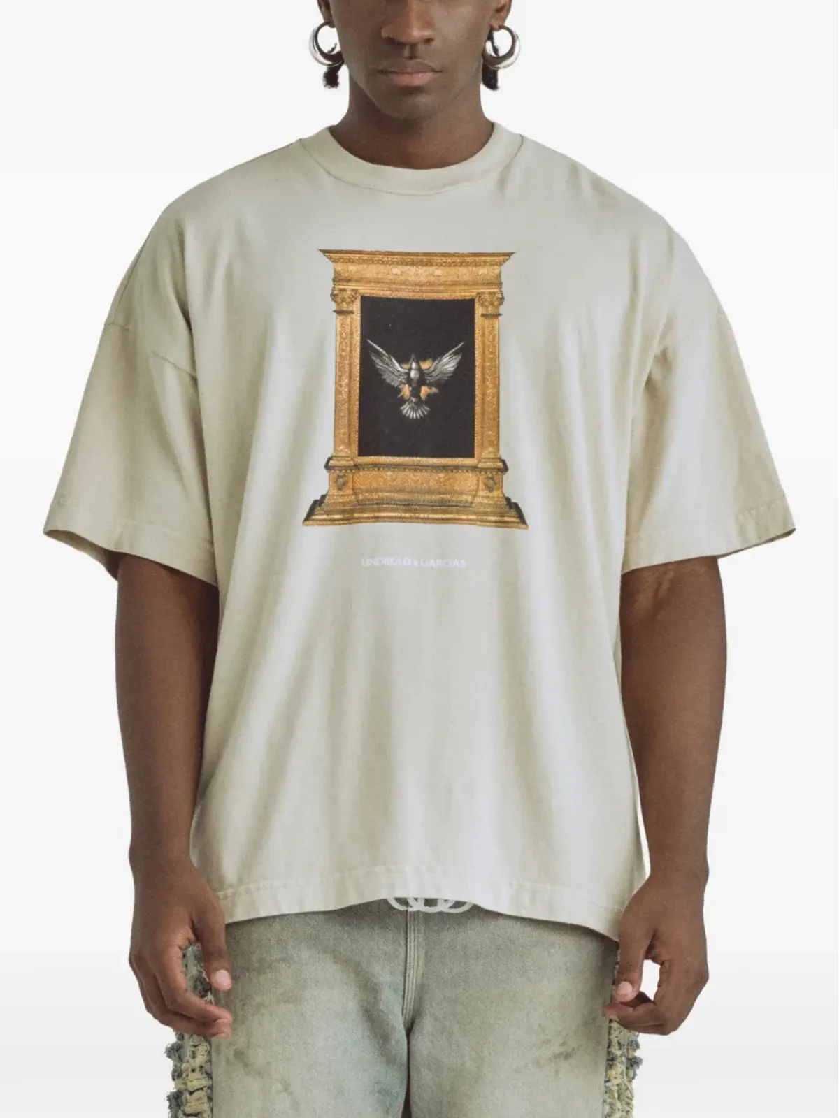 UNDERGOLD x Garcias Santa Unión Holy Ghost Tシャツ - 画像3