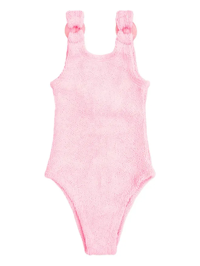 Hunza G Kids Hunza G Kids Dominoクリンクルリングディテール水着の商品画像
