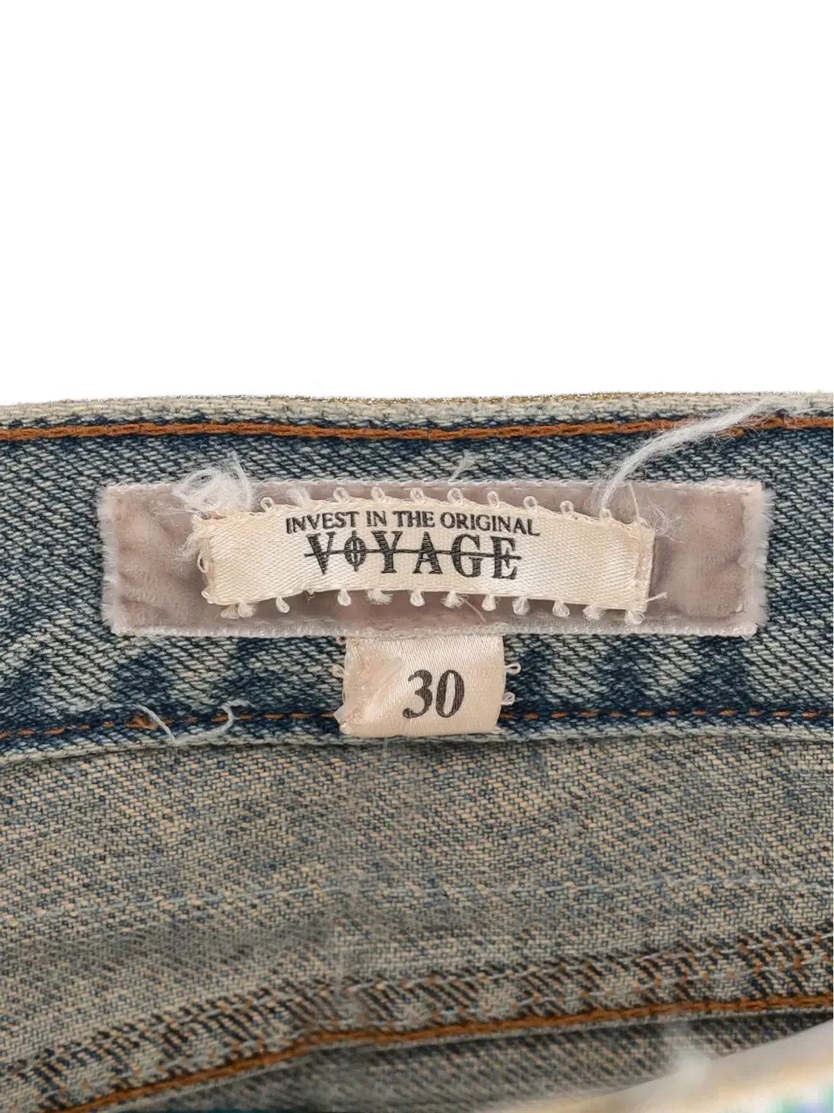 Voyage Et Cie カスタムフレアジーンズ - ブルー - 画像5