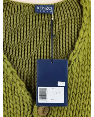 Kenzo Pre-Owned リブ編みニットベスト - サムネイル4