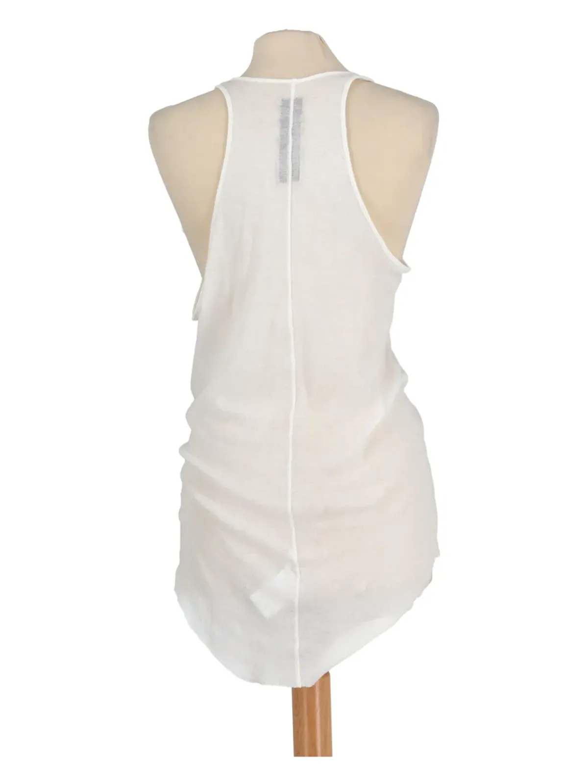 Rick Owens Vintage ベーシックリブレーサーバックトップ - 画像2