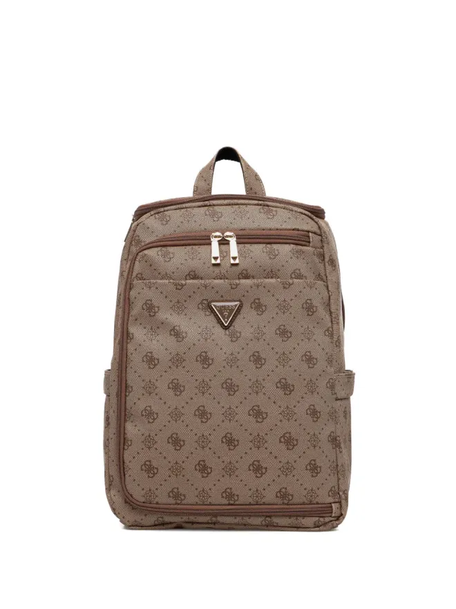 GUESS USA GUESS USA Silia 4Gモノグラムジップバックパック（ブラウン）の商品画像