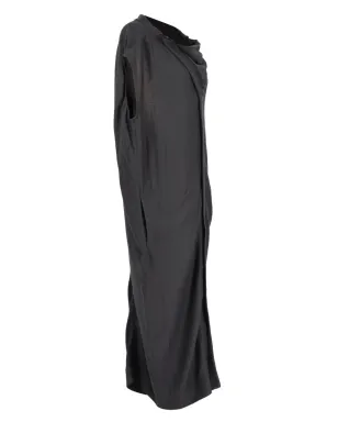 Rick Owens Vintage ドレープネックシャツドレス - サムネイル3