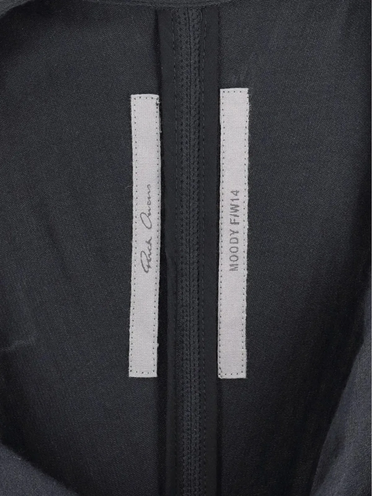 Rick Owens Vintage ドレープネックシャツドレス - 画像4