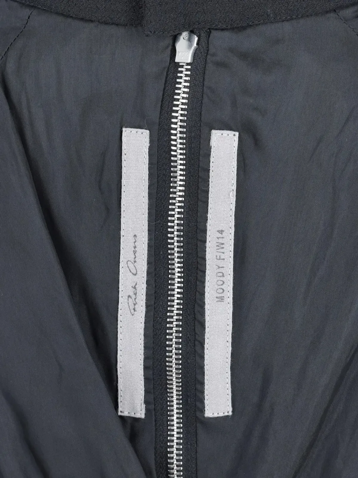 Rick Owens Vintage サイドポケット付きジップスカート - ブラック - 画像5