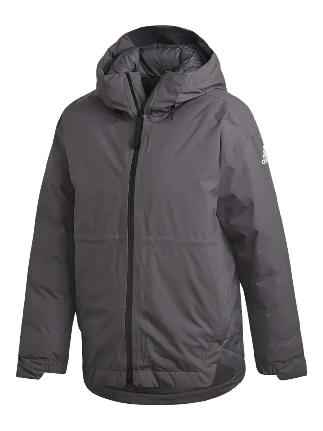 adidas adidas RAIN.RDY フード付きストライプジャケットの商品画像