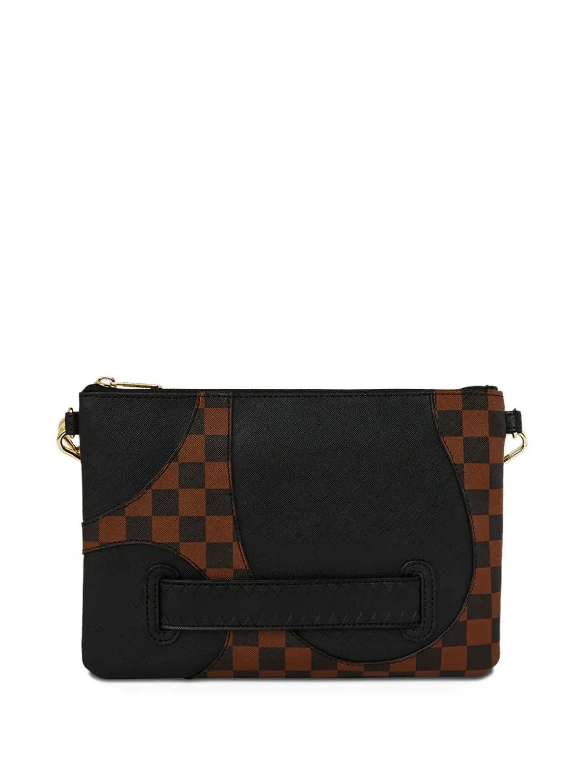 Sprayground ジェットストリーム エンボス加工のチェック柄クラッチバッグ - 画像2