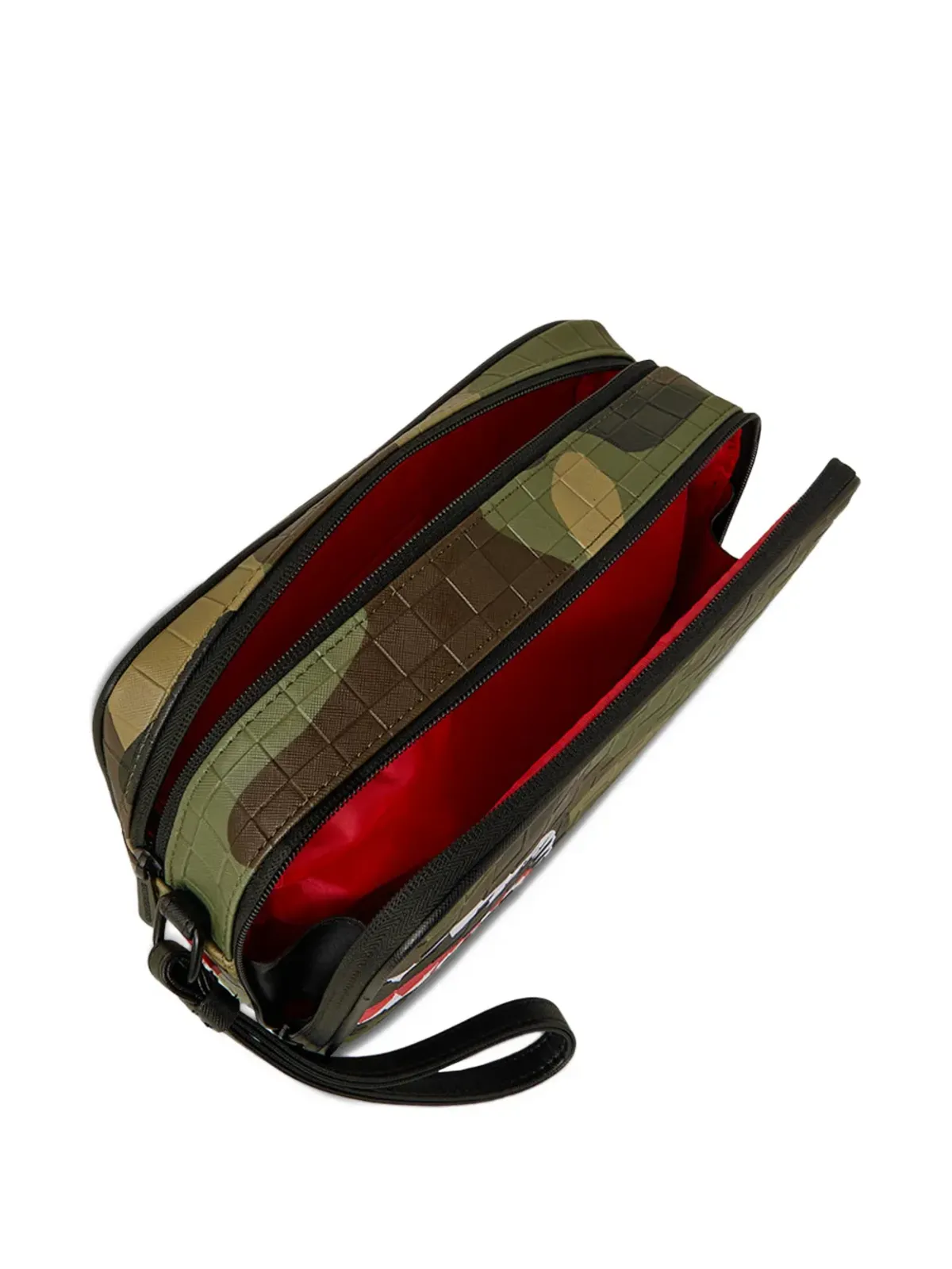 Sprayground Woodland camouflage graphic toiletry bag - Green - 画像5