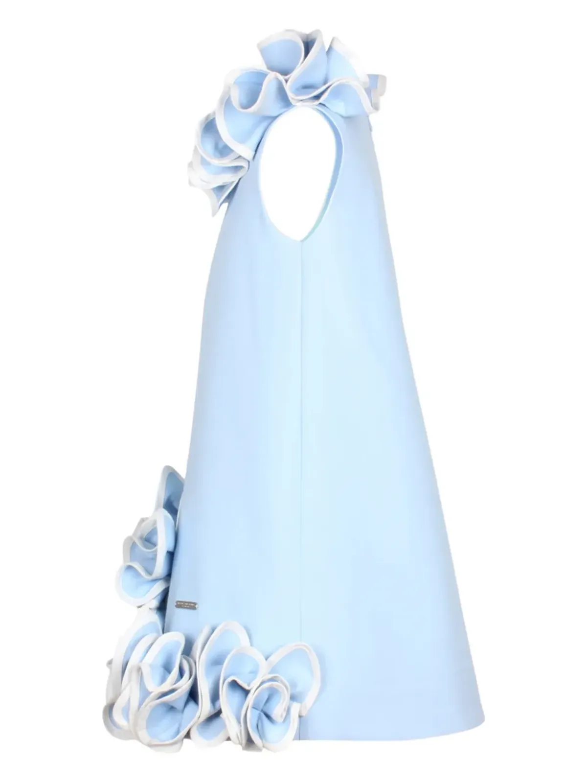 JESSIE AND JAMES KIDS ruffled floral dress - Blue - 画像3