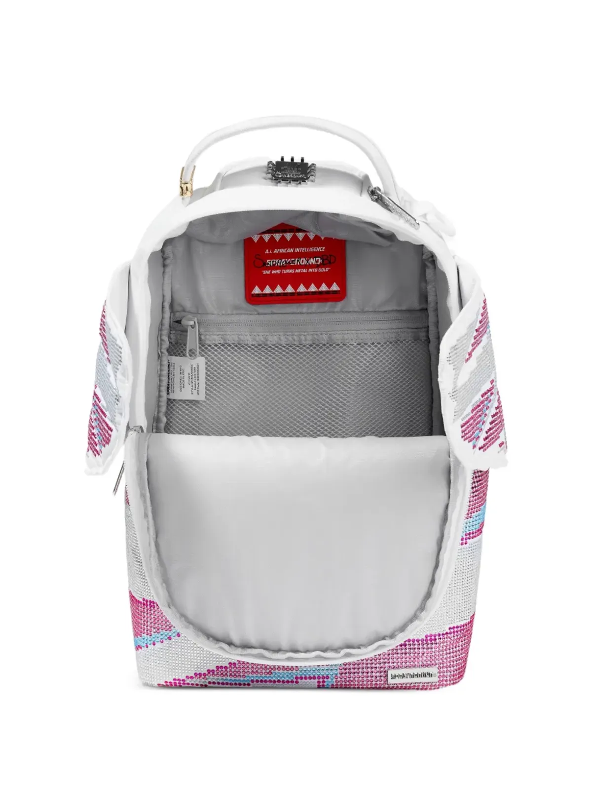 sprayground kid AI Wings ラインストーン装飾バックパック - 画像5