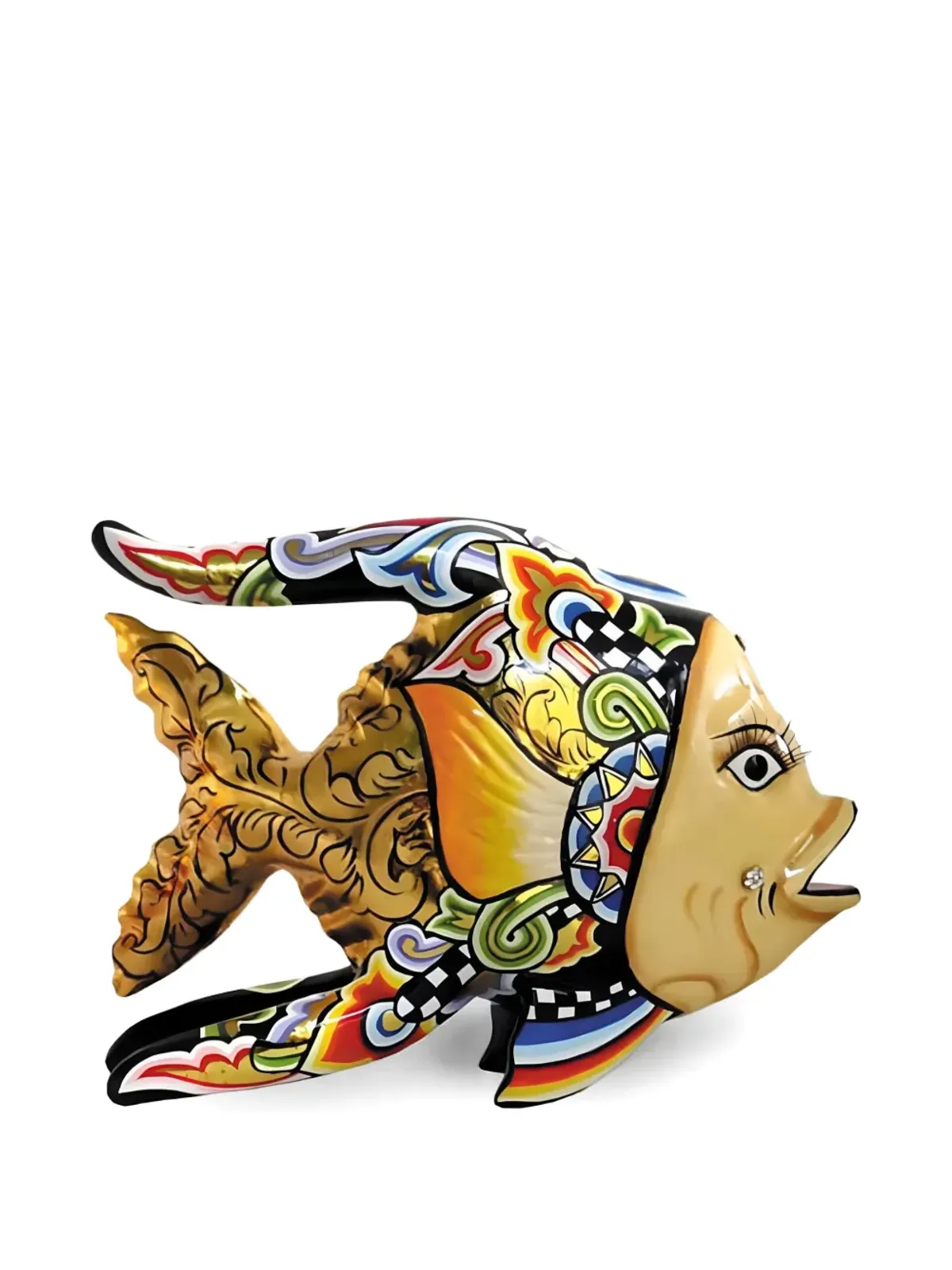 Toms Drag オスカー魚の置物 - ゴールド - 画像2
