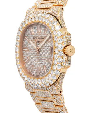 Patek Philippe Pre-Owned ノーチラス ウォッチ - ゴールド - サムネイル4