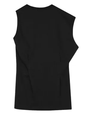 Malloni アシンメトリック Tシャツ - ブラック - サムネイル2