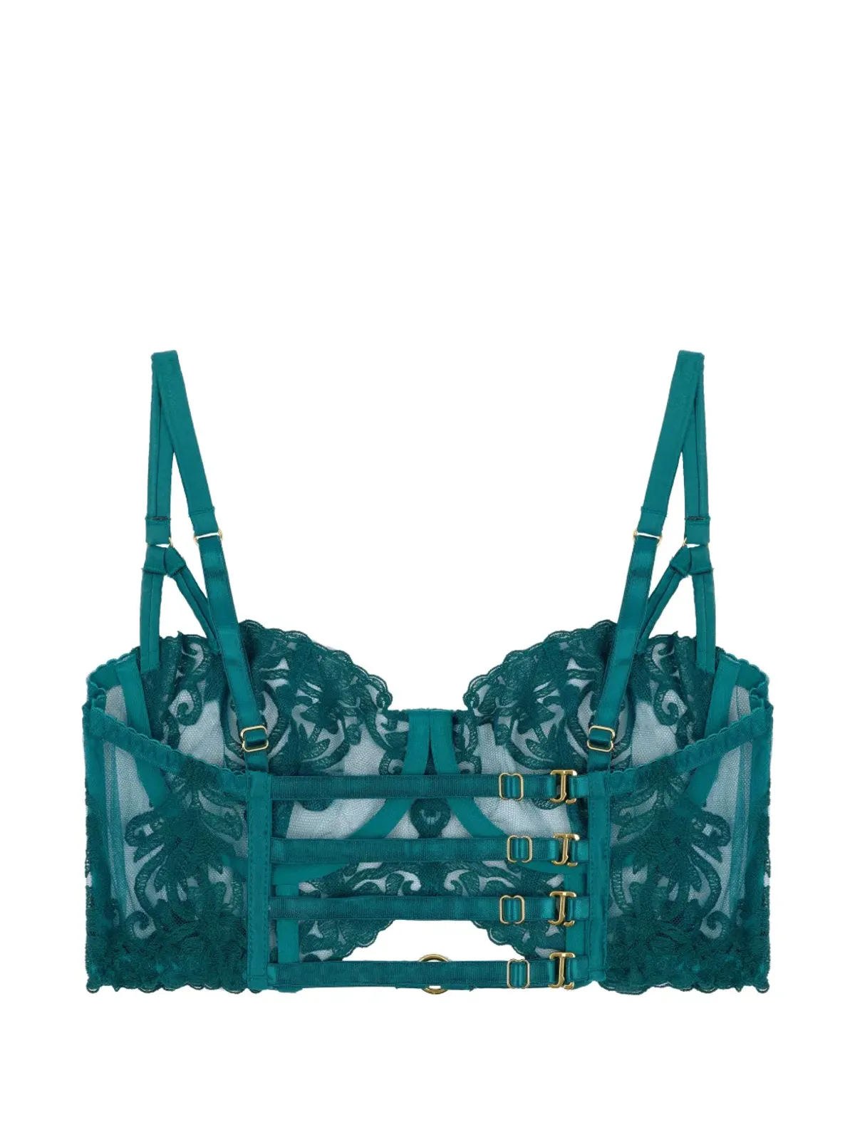 Fleur Of England オリビア ロングライン レースブラ - 画像2