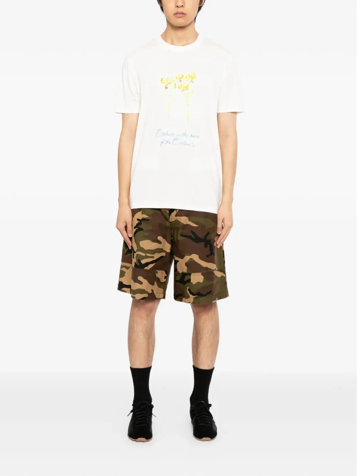 CHATEAU ORLANDO グラフィックプリント コットン Tシャツ - 画像2