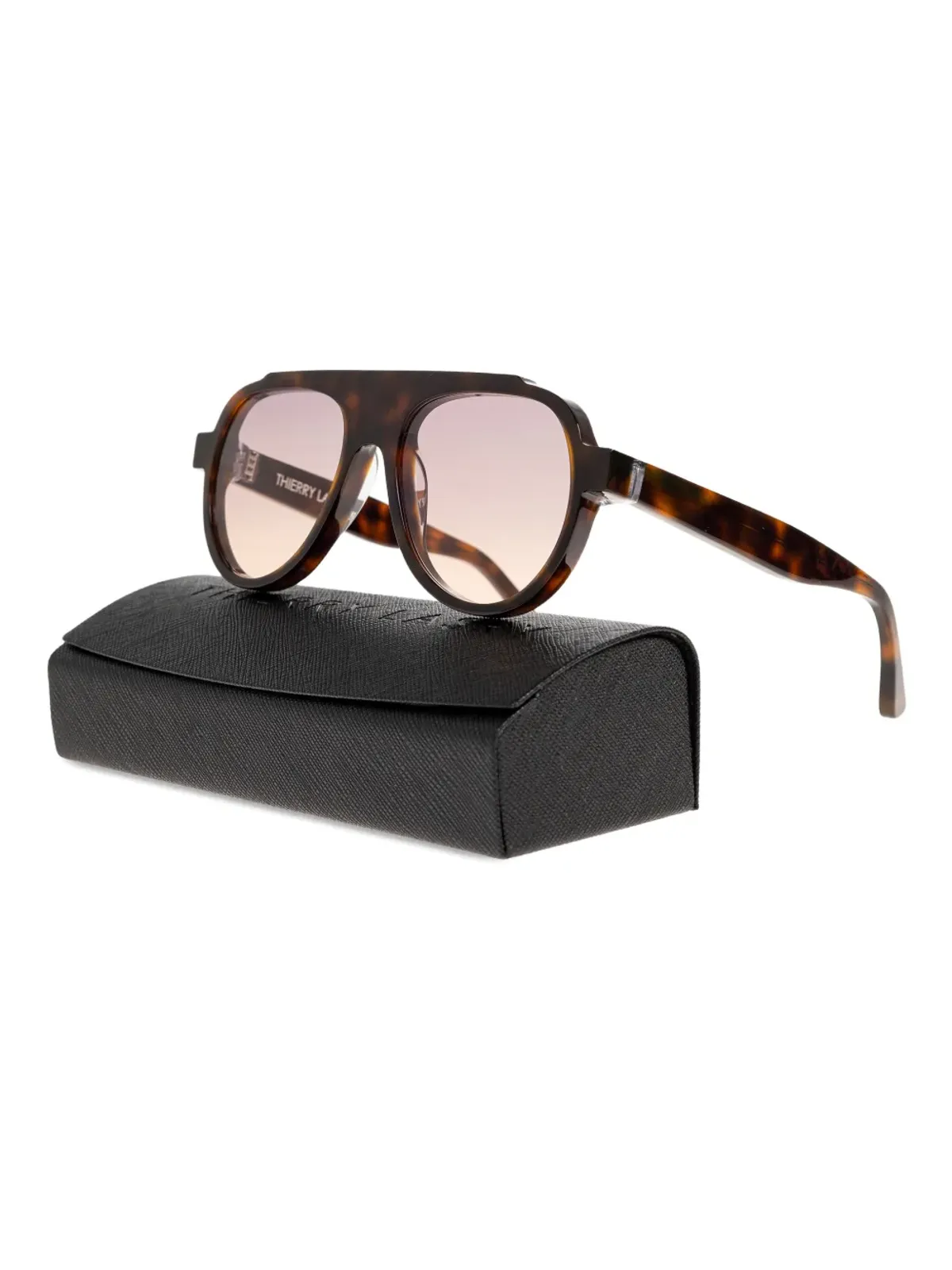 Thierry Lasry ブロウラインフレーム サングラス - 画像3