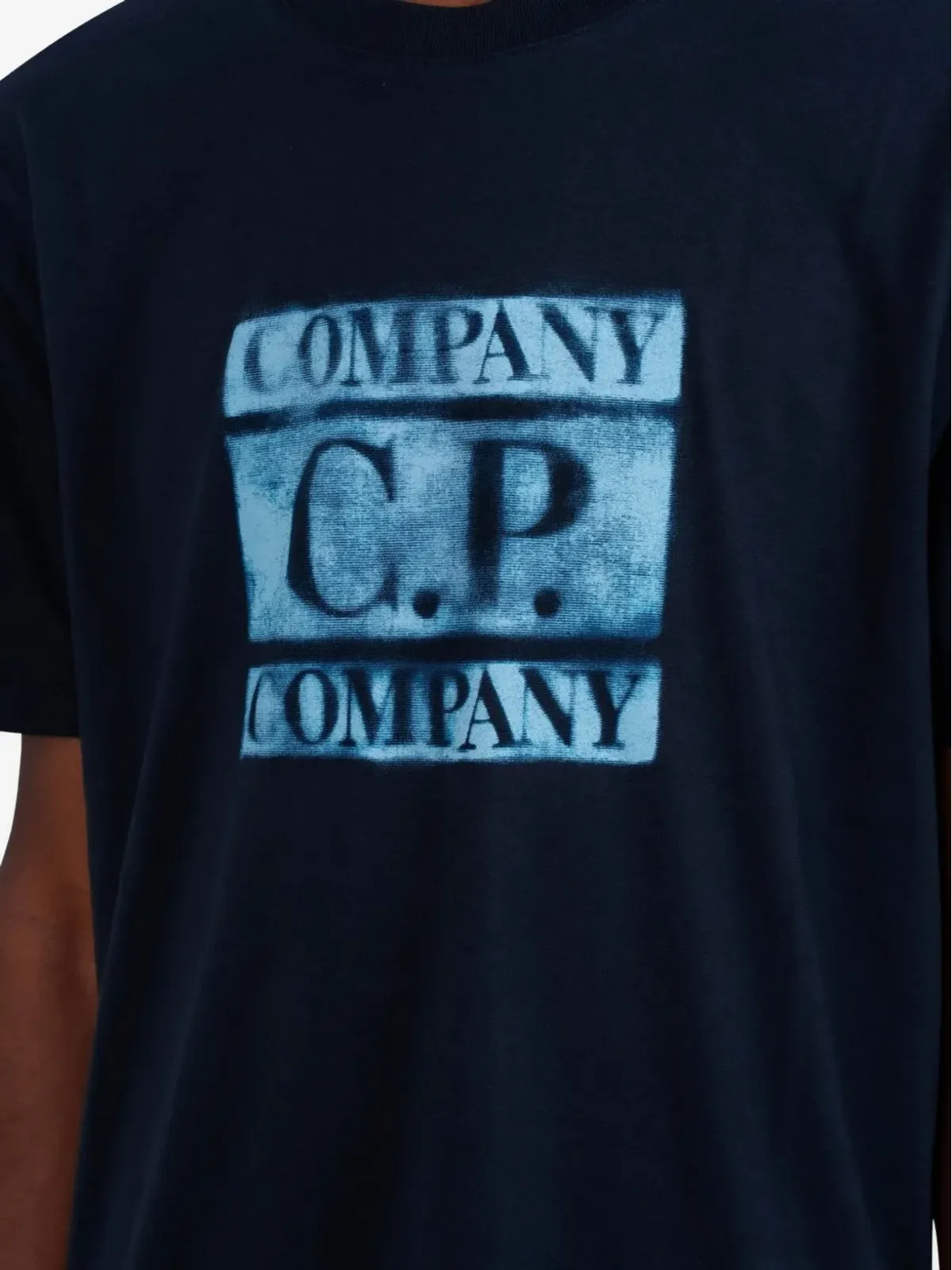 C.P. Company ロゴディテール 半袖 Tシャツ - ブルー - 画像4