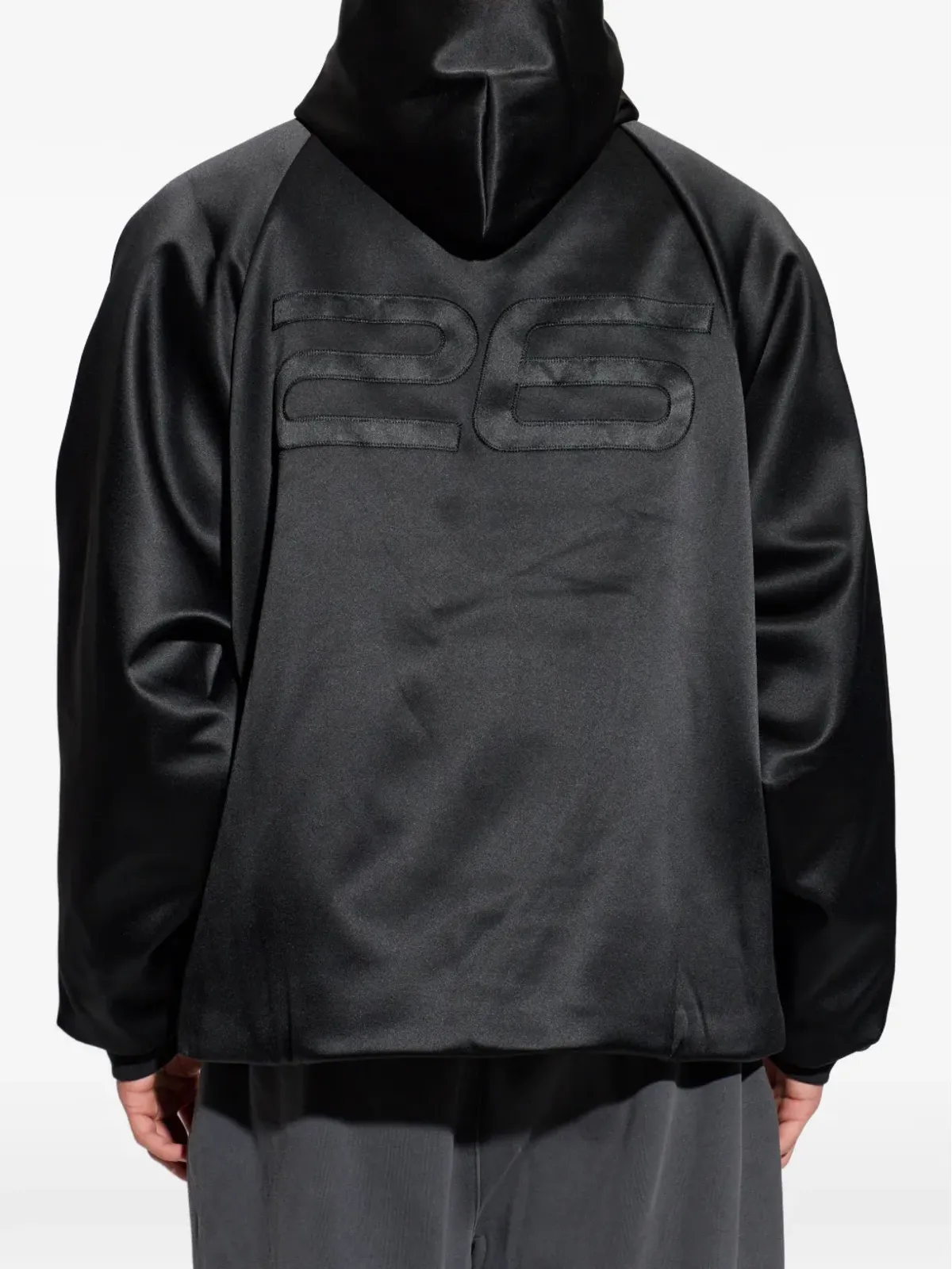 FEAR OF GOD ESSENTIALS フード付きジップジャケット ブラック - 画像4