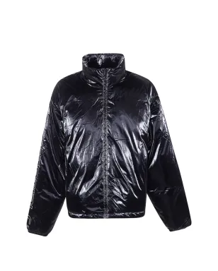 FEAR OF GOD ESSENTIALS メタリックエフェクト ファネルネック ジャケット ブラック - サムネイル1