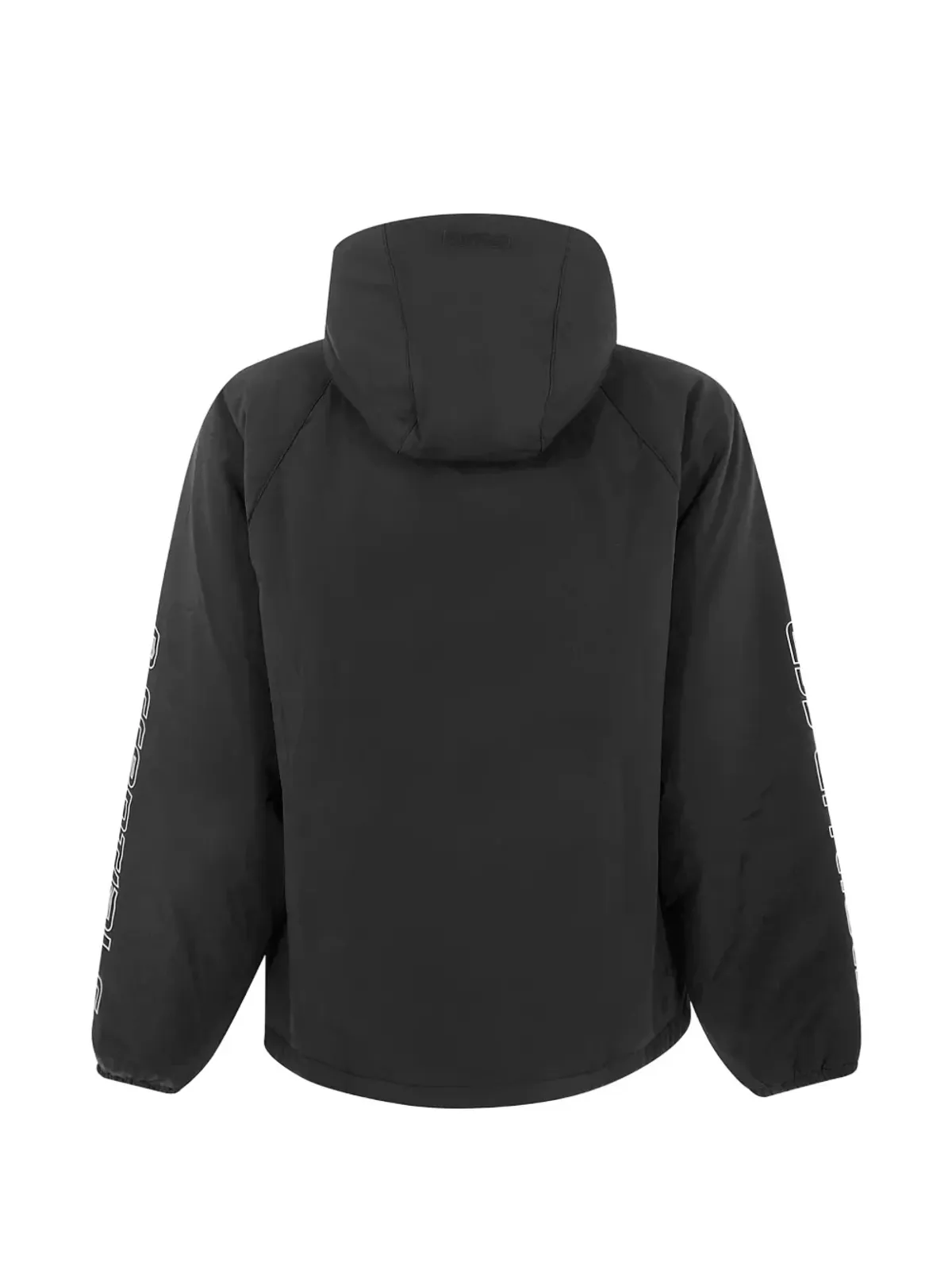 FEAR OF GOD ESSENTIALS フード付きハーフジップジャケット ブラック - 画像2