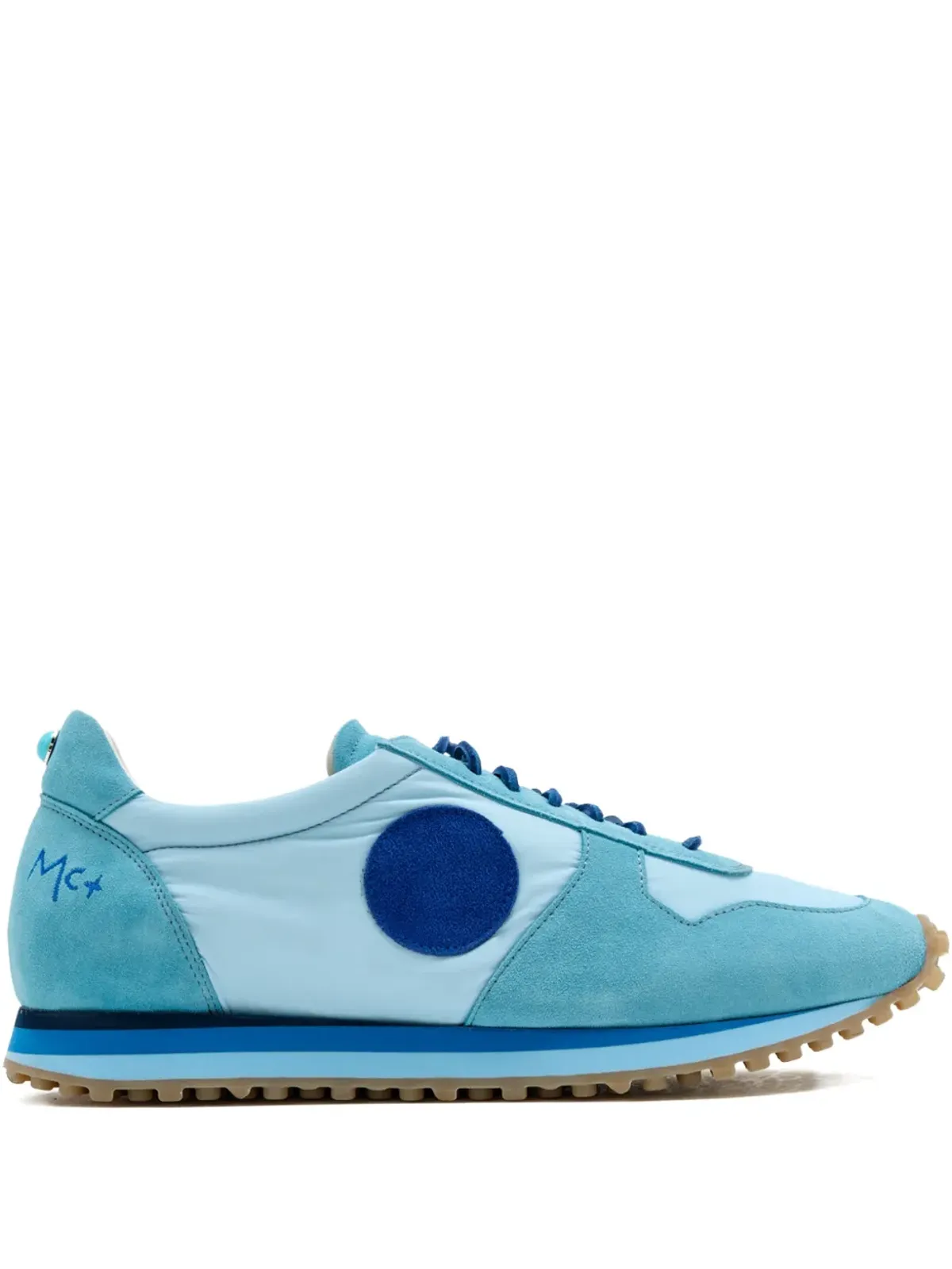 Blu Scarpa ラウンドパッチスニーカー - 画像1