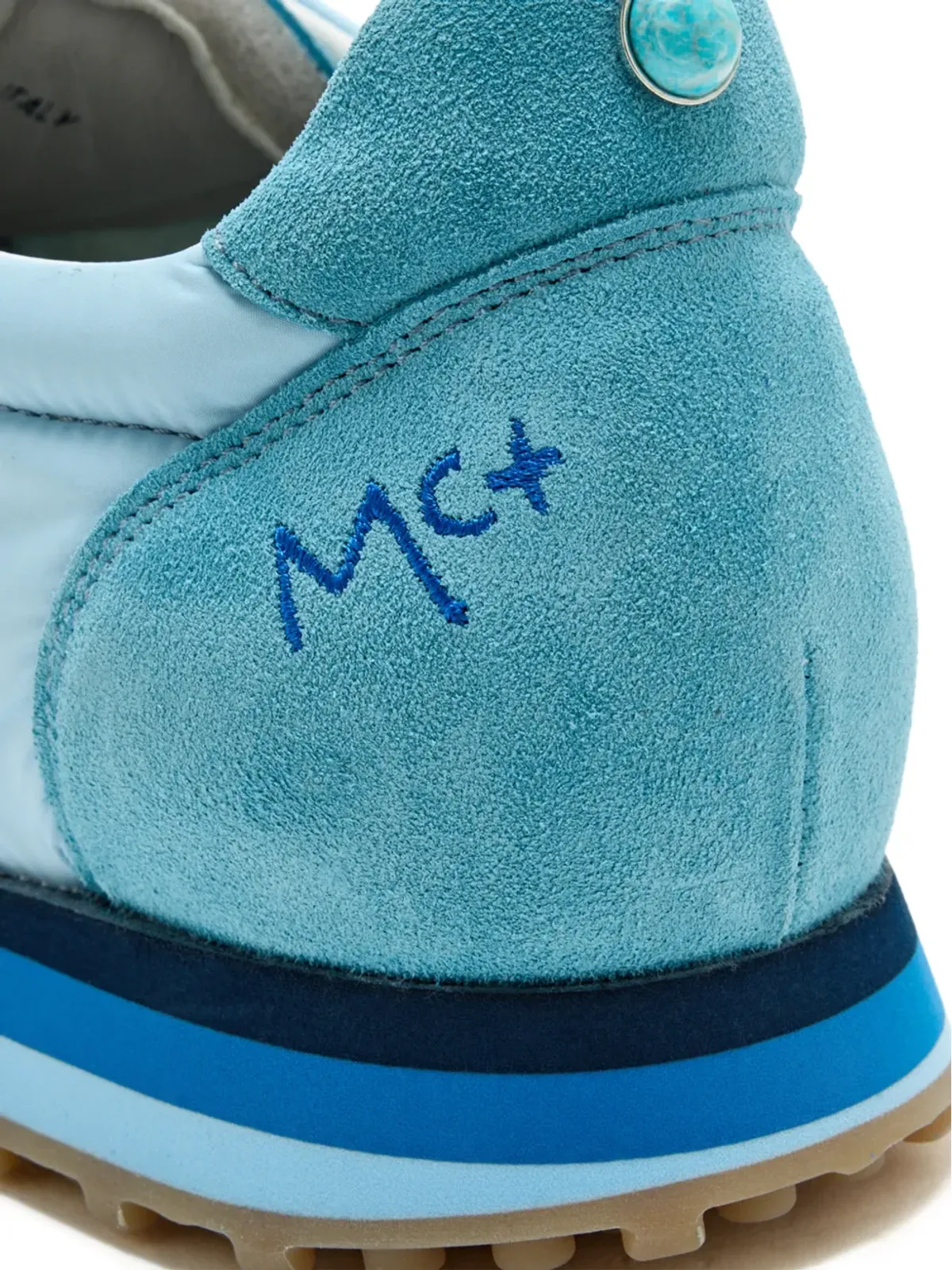 Blu Scarpa ラウンドパッチスニーカー - 画像4
