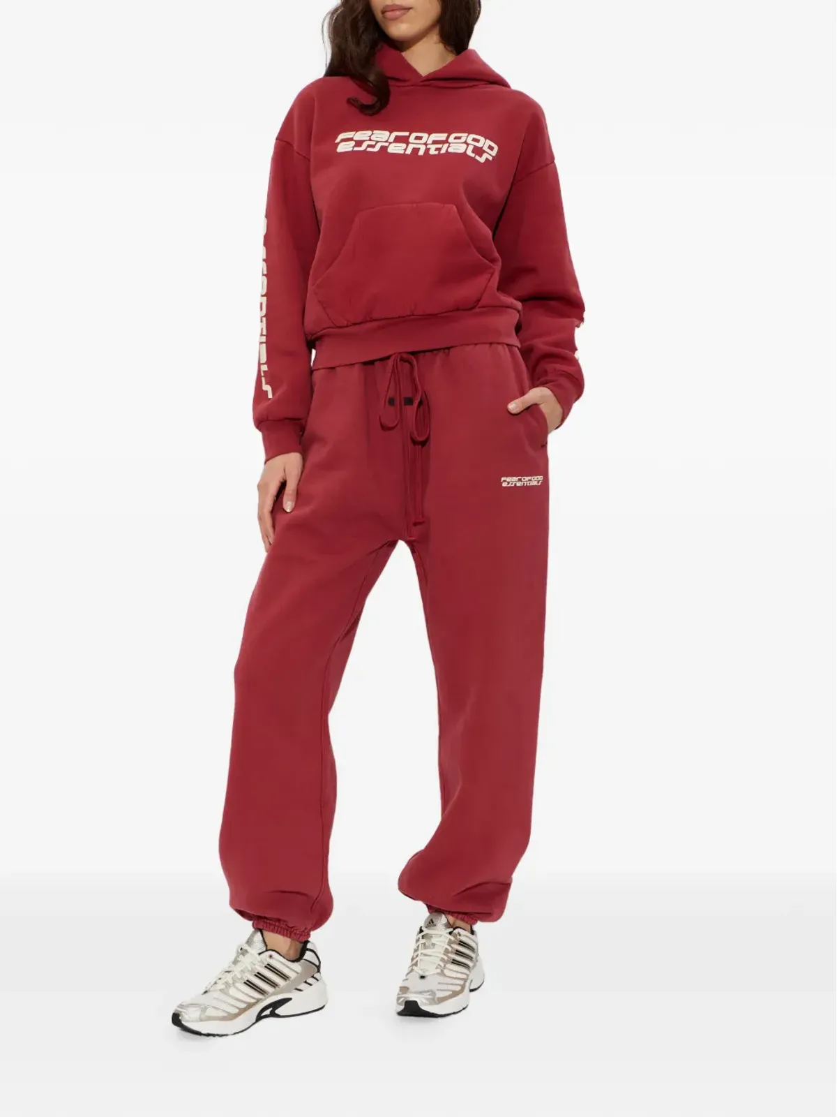 FEAR OF GOD ESSENTIALS ドローコード付きトラックパンツ - レッド - 画像2
